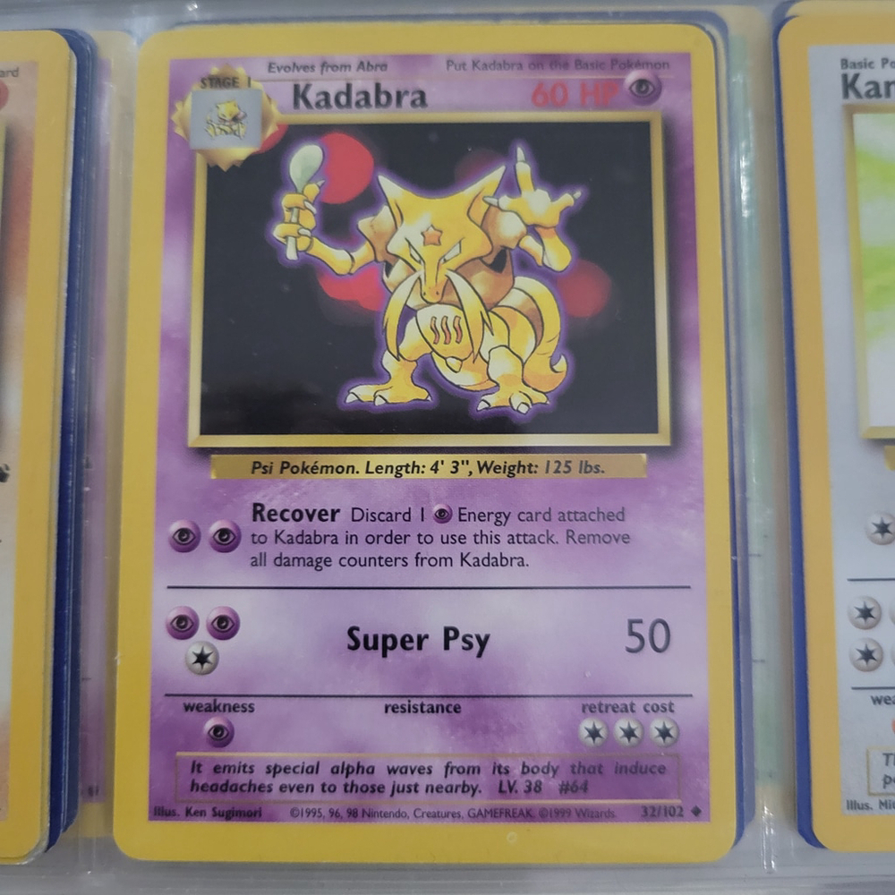 Pokemon Card Kadabra